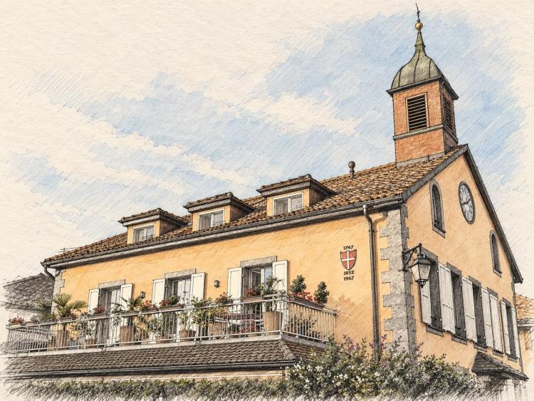 Appartement de caractère dans un bâtiment du XVIIe siècle – Crans