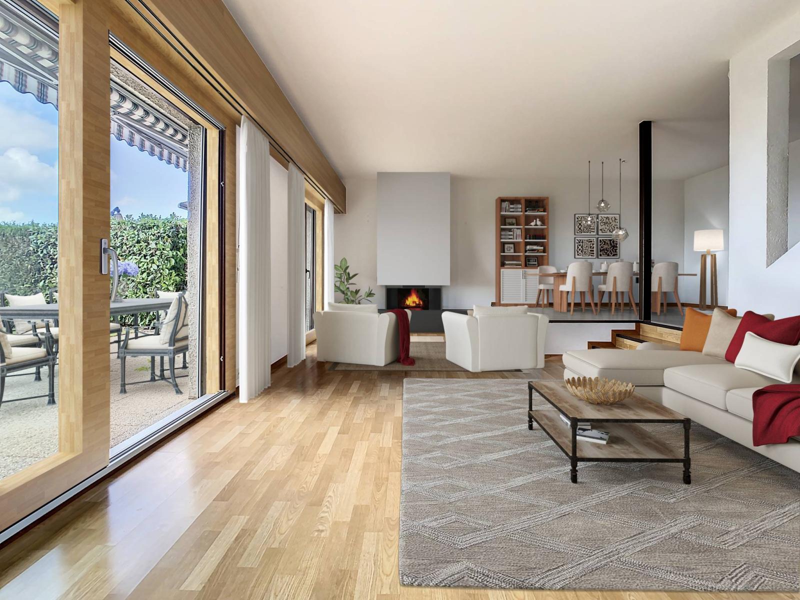 Incantevole e spaziosa casa di 6 locali con vista panoramica.