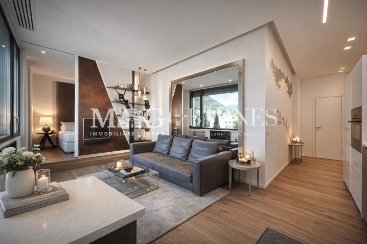 Lugano Centro vicino LAC: Appartamento 2.5 locali vista lago