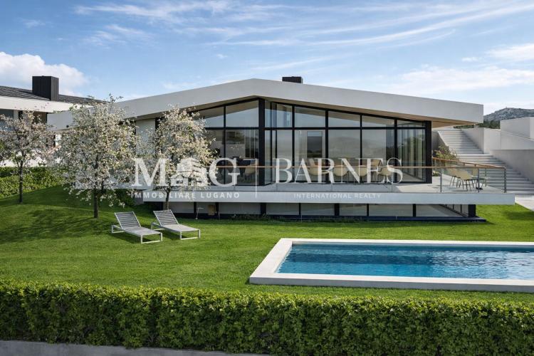 Lugano, Origlio: Terreno edificabile con progetto approvato per villa