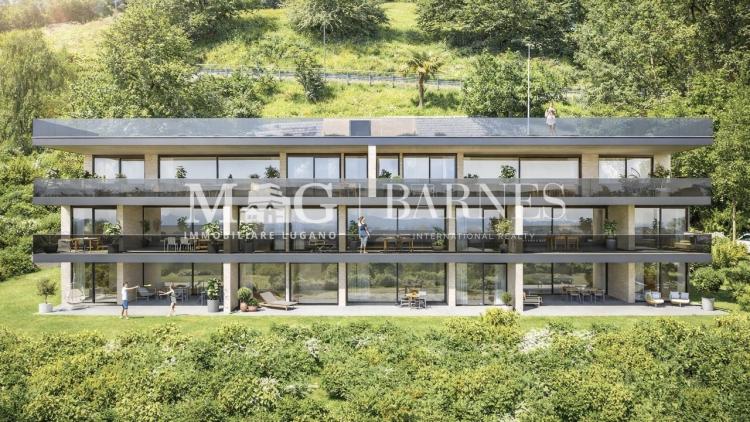 Lugano, Pregassona: Nuovo appartamento 5.5 locali con giardino e vista