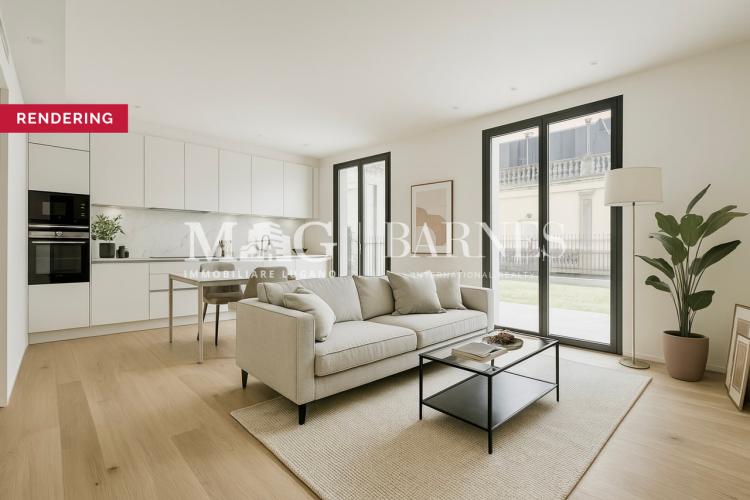 Lugano Centro: Appartamento 3.5 locali con giardino vicino al lago