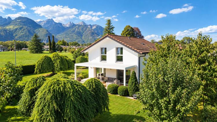 Casa indipendente di 5,5 locali con vista mozzafiato sulle Dents du Midi