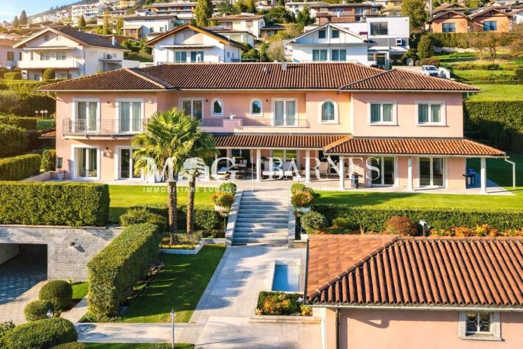 Lugano: Elegante Villa con piscina e dépendance