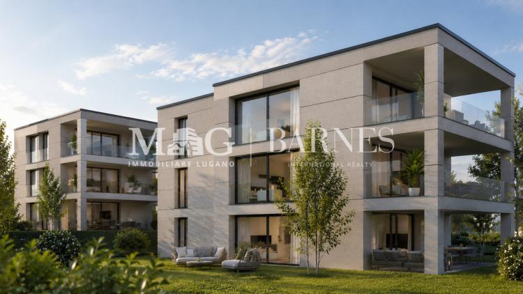 Collina d'Oro: Appartamento 4.5 locali con terrazzo in nuova residenza