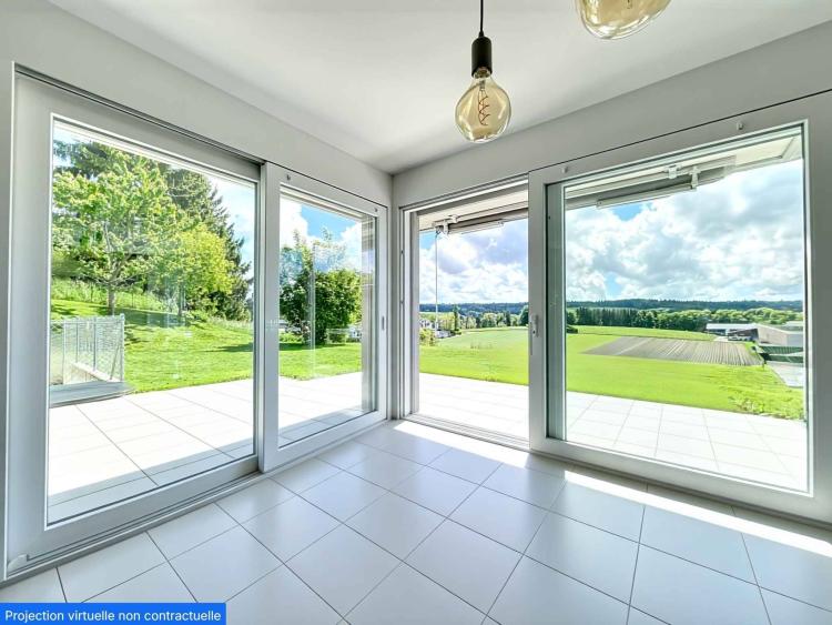 3.5 room apartment with large garden