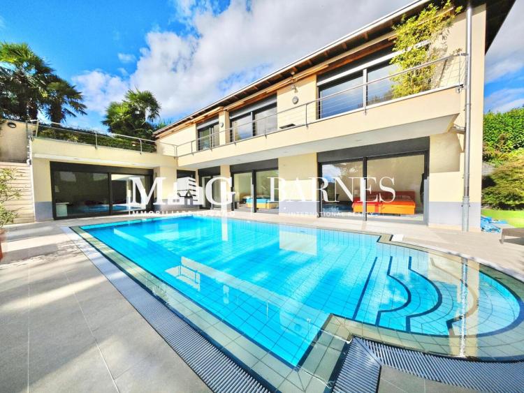 Lugano: Villa signorile con piscina e giardino