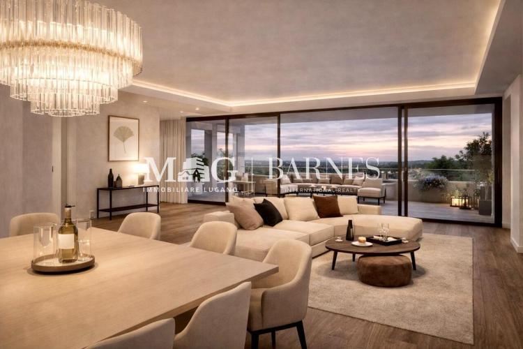 Collina d'Oro: Nuovo Appartamento 4.5 locali con terrazza