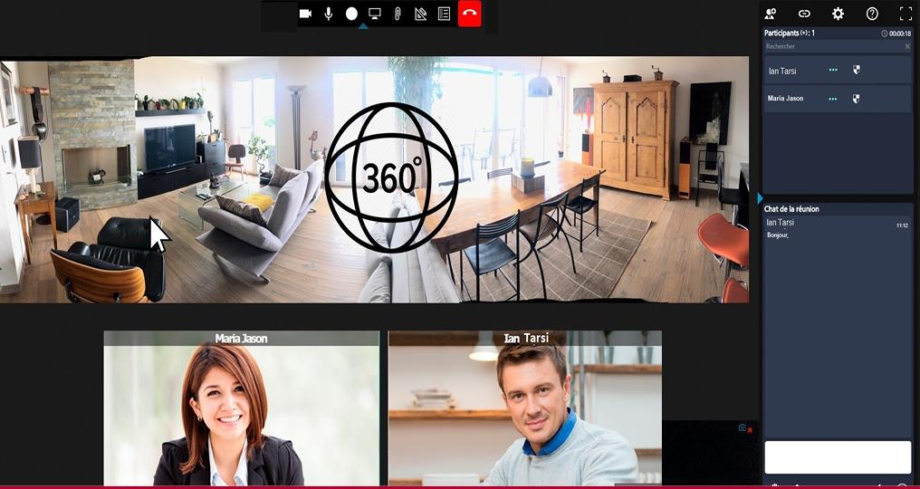 visite virtuelle au service des courtiers et des clients 