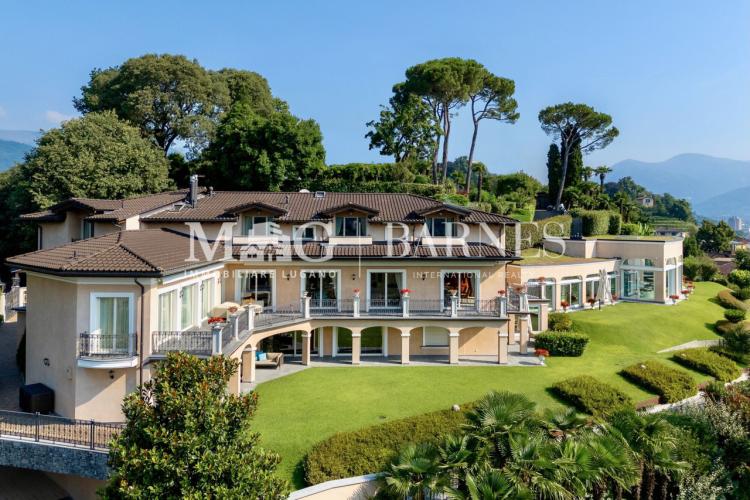 Lugano: Villa di lusso con vista lago e poolhouse, 18 locali