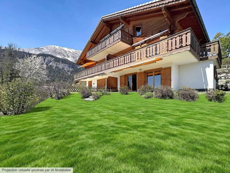 Un vero gioiello: incantevole duplex con giardino e vista panoramica.