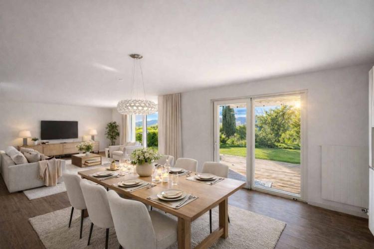 Lussuosa villa bifamiliare con vista lago