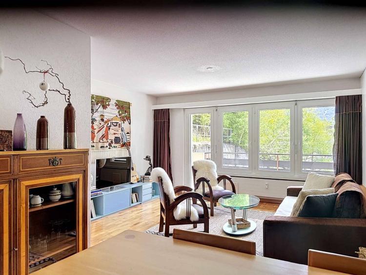 Appartamento di 3,5 locali, seconda casa con vista sul Cervino. 