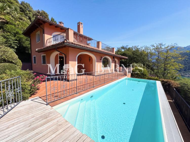 Vico Morcote: Villa signorile con vista Lago di Lugano