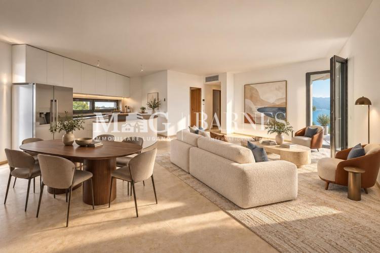 Lugano Centro: Nuovo 3.5 locali con terrazza, zona spa e vista lago