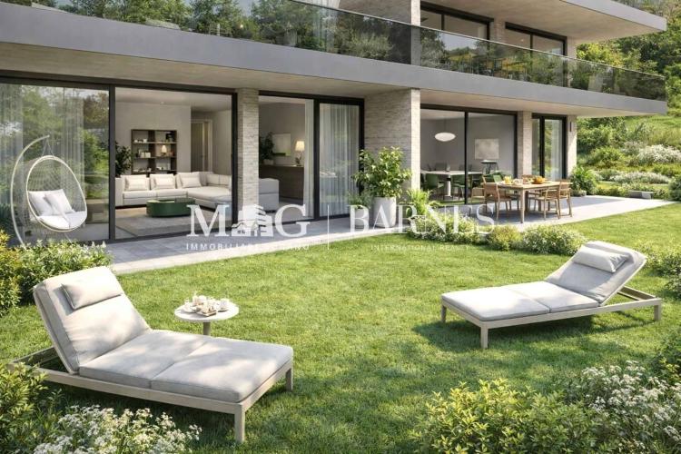 Lugano: New-build 3.5-room ground-floor apartment with garden