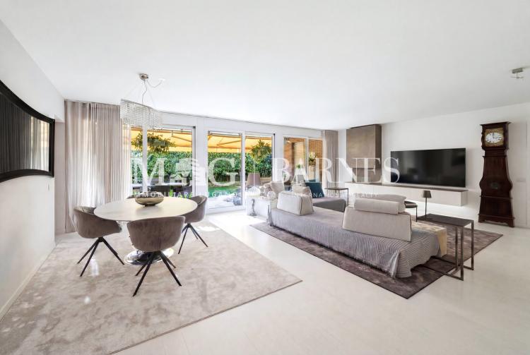 Viganello, Lugano: Ampio 5.5 di classe con giardino privato