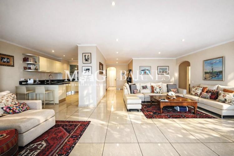 Lugano: Appartamento 5.5 locali con giardino e terrazzo privati