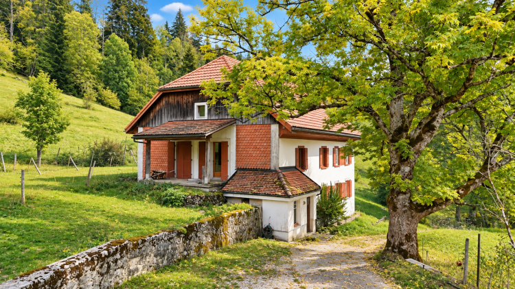 Casa dalle molteplici possibilità immersa nel verde.