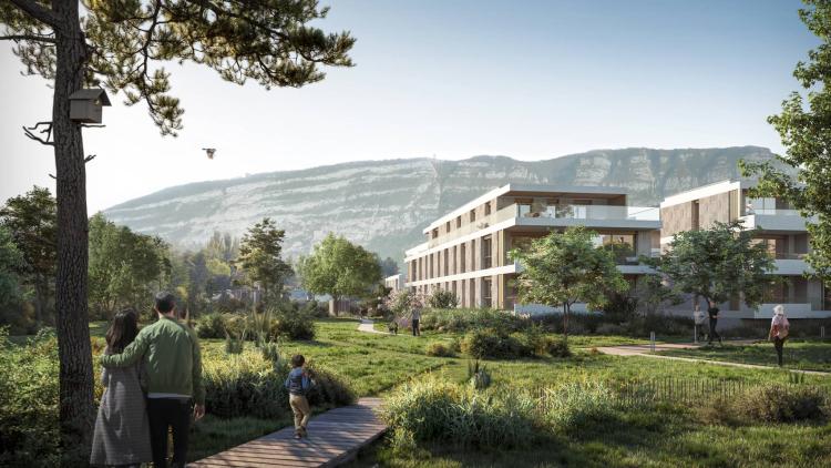 Les Parc des Crêts - Magnifico appartamento di 3 locali di 68 m2 con 1 box - F3-38-15