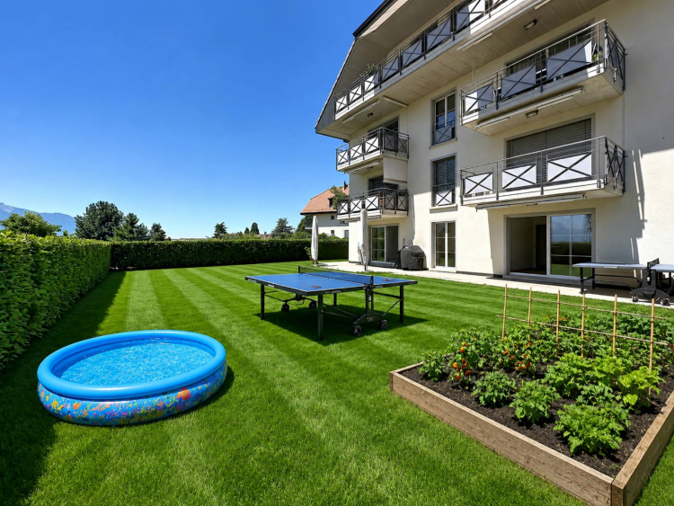 Spazioso appartamento di 5,5 locali con terrazza e ampio giardino