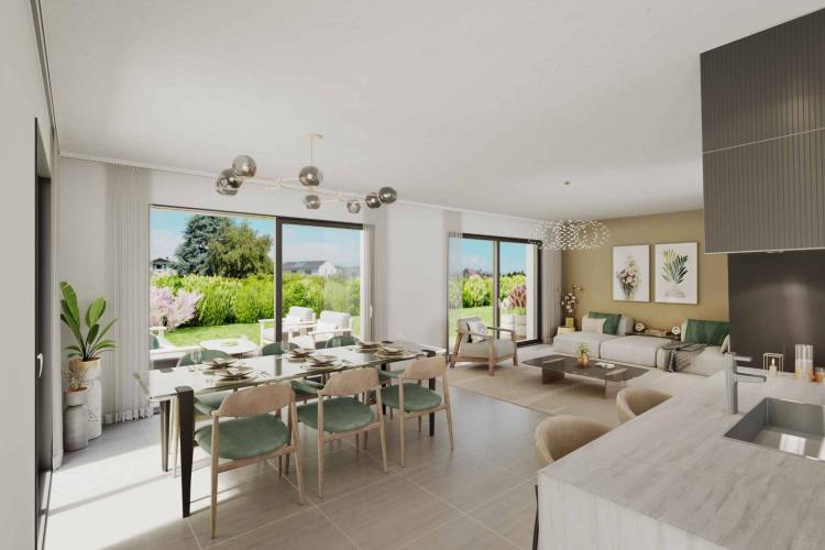 VILLA B - Villa bifamiliare con giardino nel cuore di Savigny