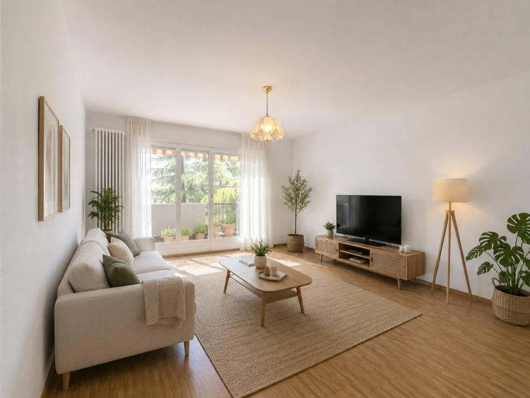 All'ultimo piano, un appartamento di 3,5 locali con vista lago.
