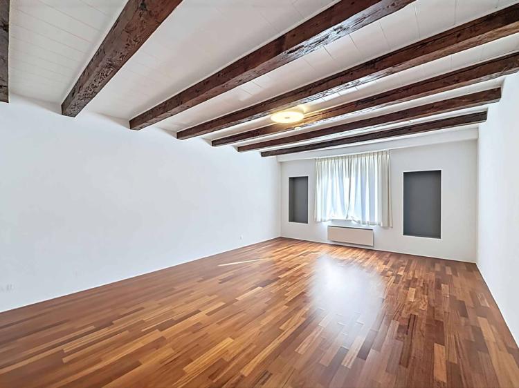 Splendida casa di paese ristrutturata con fascino, camere spaziose e vista sulle Alpi