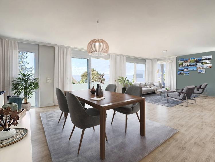 Duplex familiare di 160 m² con terrazza esposta a sud