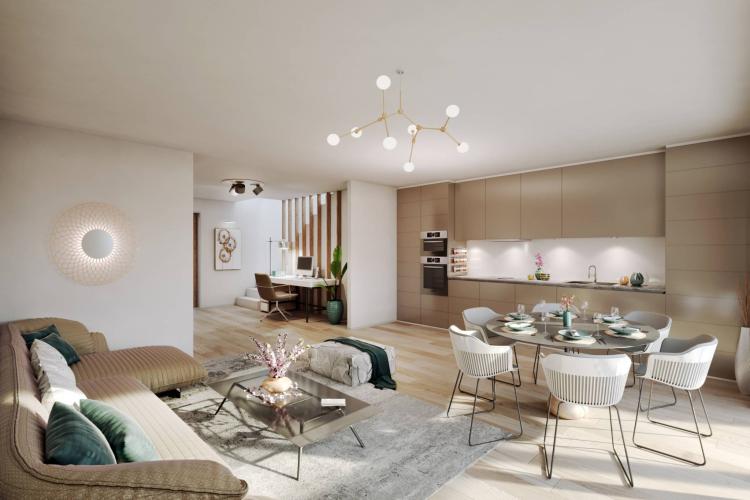 Lullier 67 - Magnifico duplex di 6 locali agli ultimi piani con ampio balcone