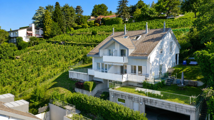 Villa doppia di 5,5 locali, con vista panoramica sul lago e sulle Alpi!