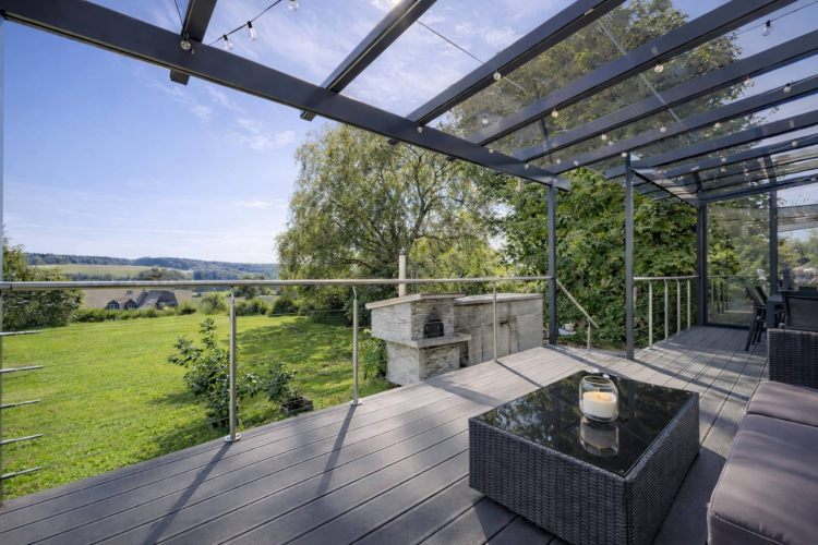 Casa borghese ristrutturata in un ambiente rurale