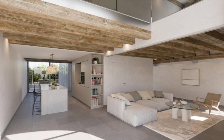 Triplex con giardino in magnifico casale