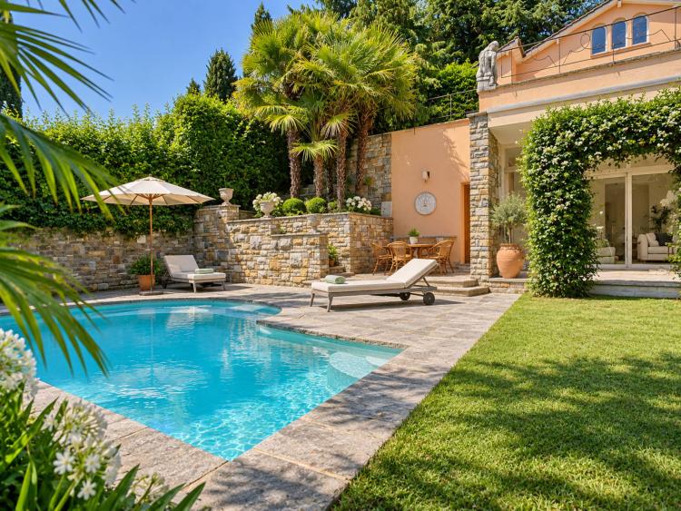 Villa in stile toscano nel cuore di Pully