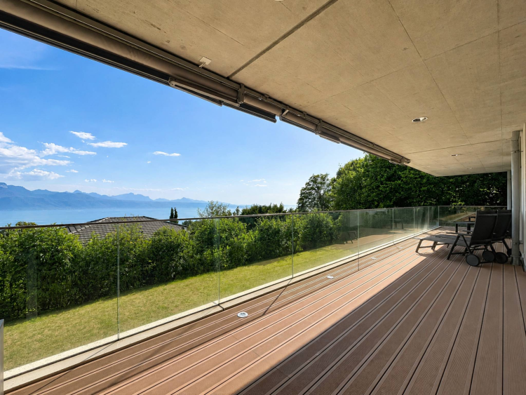 Modernes Apartment im Herzen von Lavaux mit Panoramablick auf den Genfersee 