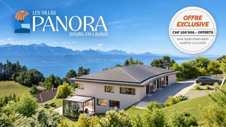 Tre ville di lusso in fase di progettazione con vista lago - Villa B